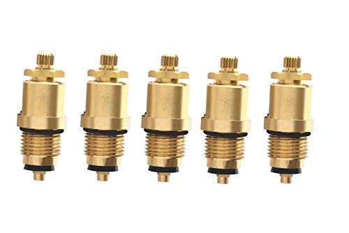 NEW WARE Brass Tap Spindle Disc Cartridge 12 Compatible for Mark Type Oriental Model Pack of 5 Nos