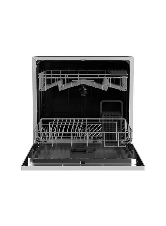 GENERAL SUPREME Tabletop Dishwasher, 8 Programs, 8 Place, 2 Racks, Extra Dry, Digital Display, White. GSDWT8208WH - Image 2