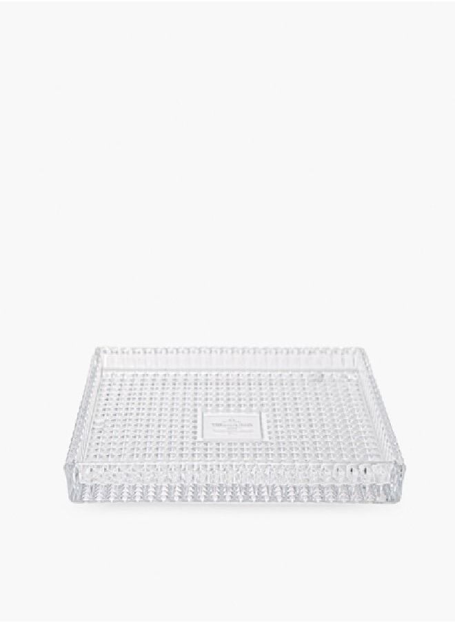 Villeroy & Boch - Spiral Crystal Rectangular Tray 30x25cm - Image 1