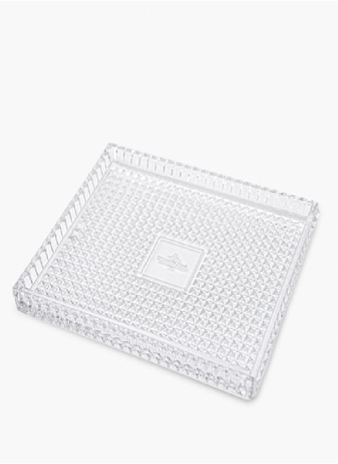 Villeroy & Boch - Spiral Crystal Rectangular Tray 30x25cm - Image 1