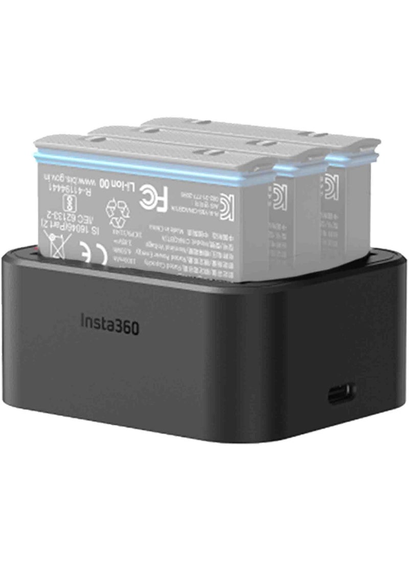 Insta360 Insta360 X3 Battery  Fast Charge Hub Bundle  Includes Fast Charge Hub  1 Battery 1800mAh for Insta360 X3 360 Camera 2 Items  - Image 3