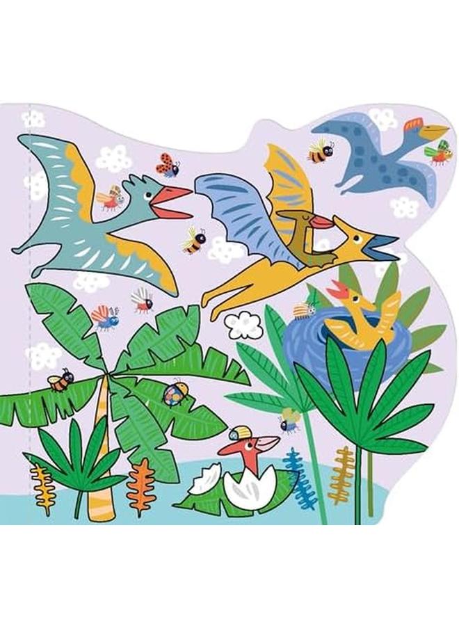 أفينير 6301776 مجموعة ديناصور 3 في 1 الإبداعية مع ملصقات الألعاب وصور التلوين التي يمكنك صنعها بنفسك للأطفال من سن 3 سنوات فما فوق - Image 4