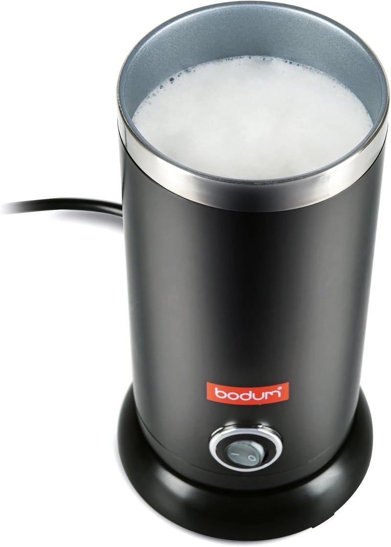 bodum Electric Milk Frother Black 10oz | Non-Stick Interior | Stainless Steel Body | Auto Shut-Off | Pack of 2 - Image 4