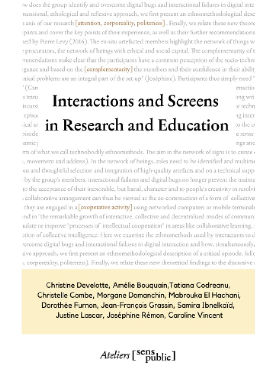 Interactions and Screens in Research and Education  - Image 1