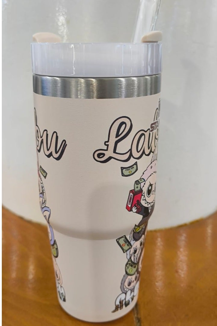 Stanley Labubu Limited Edition H2.0 Flow State Insulated Cup 14 OZ - Image 4