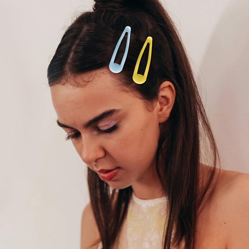 Cptots Small Hair Barrettes For Women No Slip Metal Snap Clips For Thin And Fine Hair,Matte Multi-colored,20 PCS,1.97 x 0.5 Inch. - Image 4