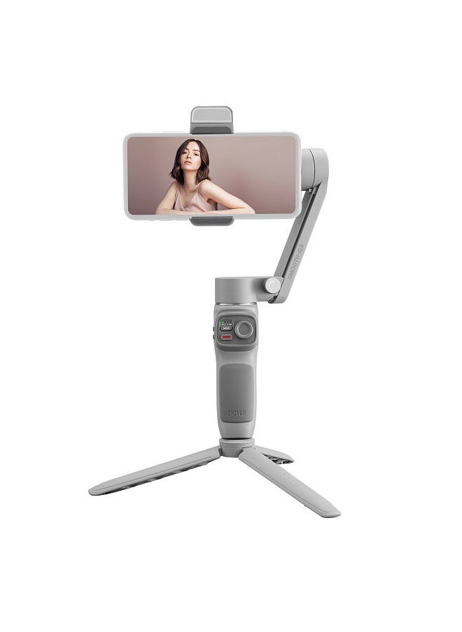 Zhiyun SMOOTH-Q3 Handheld 3-Axis Smartphone Gimbal Stabilizer Portable Phone Vlog Gimbal Max. 280g Payload Built-in Battery LED Fill Light  - Image 1