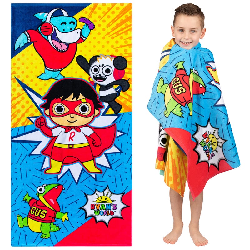 Franco Kids Super Soft Cotton Beach Towel 58 in x 28 in Ryans World