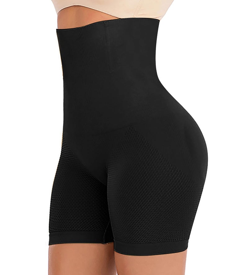 Lelinta Shapewear Shorts For Women Tummy Control High Waist Body Shaper Compression Thigh Slimmer Butt Lifter Panties Black - Image 1