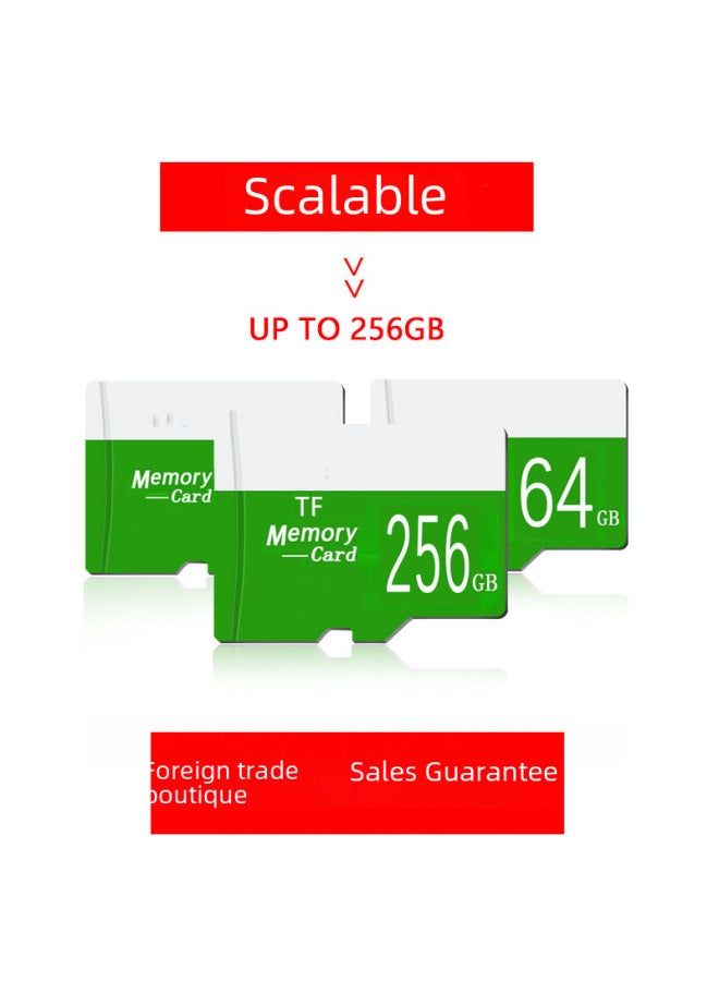 بطاقة ذاكرة عالية السرعة، بطاقة توسيع ترقية TF، مسجل مراقبة 256 جيجابايت، سعة تخزين رقمية 1 تيرابايت، سعة 64 جيجابايت: 16 جيجابايت، تسجيل مراقبة USB3.0 عالي السرعة - Image 2
