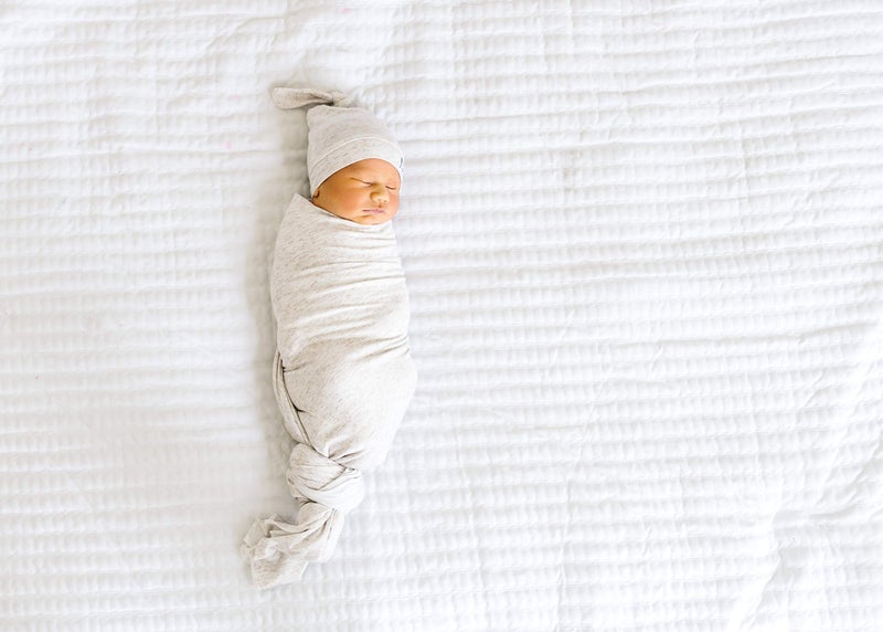 Copper Pearl Baby Swaddle Blanket - Premium Knit Baby Blanket, Large Soft Stretchy Receiving Blankets for Baby Boy and Girl, Swaddles for Newborn, Infant, and Toddler (Oat) - Image 5