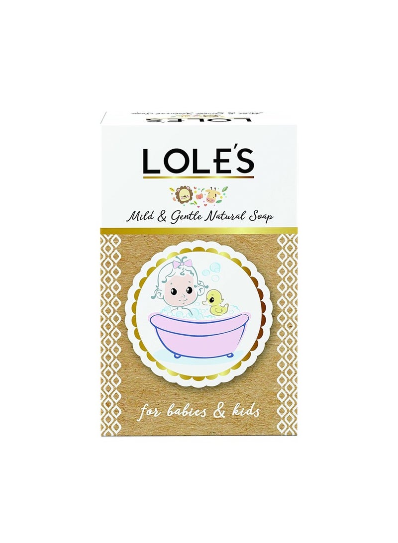 Lole's Gentle Skin Care Soap for Babies & Kids – Mild & Nourishing Formula, Pack of 2 x 100g - Image 2