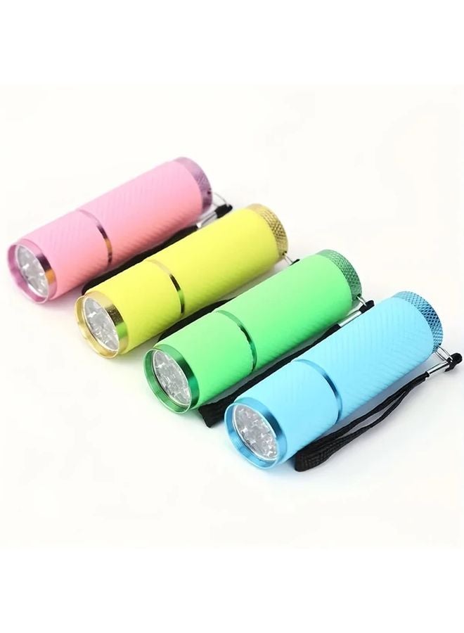 2pcs 9 Lumen High Intensity Camping Flashlight Portable Emergency Light Random Color - Image 4