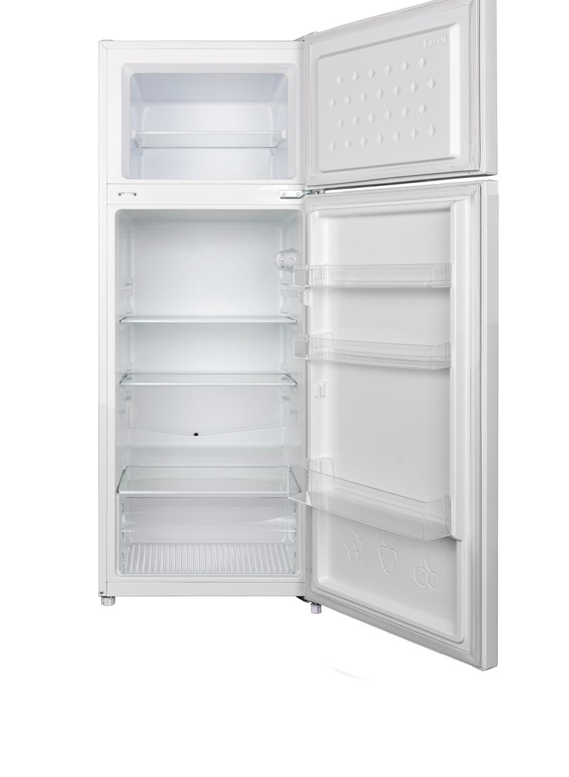 Super Classic Double Door Refrigerator with Freezer, 211 Liters, 7.4 Feet, White - SPCRF-387D - Image 3