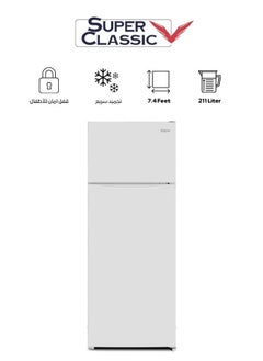 Super Classic Double Door Refrigerator with Freezer, 211 Liters, 7.4 Feet, White - SPCRF-387D - pzsku/Z2FEC6BA3002B9AFED021Z/45/_/1738677466/04d73ffe-5380-44b2-a910-d9e3dbac74b6