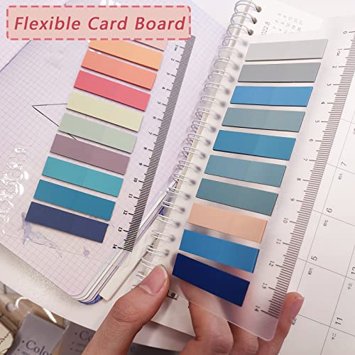 Potanro Sticky Tabs 1200 Pcs Sticky Book Tabs Colorful Annotation Tabs, Writable Transparent Sticky Notes Page Sticky Notes for School Supplies and Office Supplies (6 Sheets) - Image 3