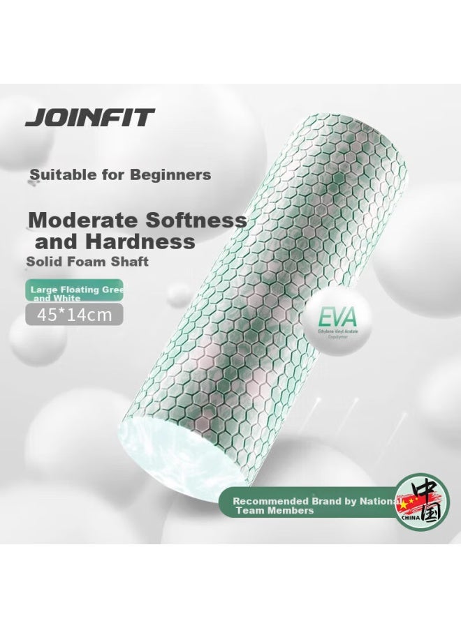 Joinfit Foam Roller Muscle Relaxation Stick Leg Massager Wolf Tooth Stick Large Floating Point Yoga Column Men And Women Green White - Image 1