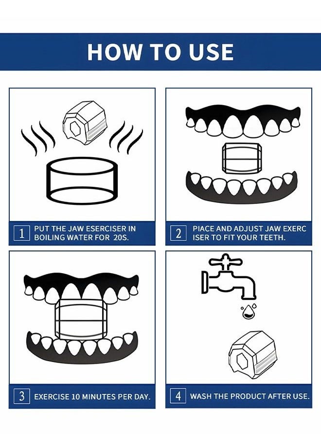 Generic 3 Pack Athletic Bundle Jaw Enhancer - Jaw, Face, and Neck Exerciser,Helps Reduce Stress and Cravings - Facial Exerciser,Masseter Ball of Face  - Image 5