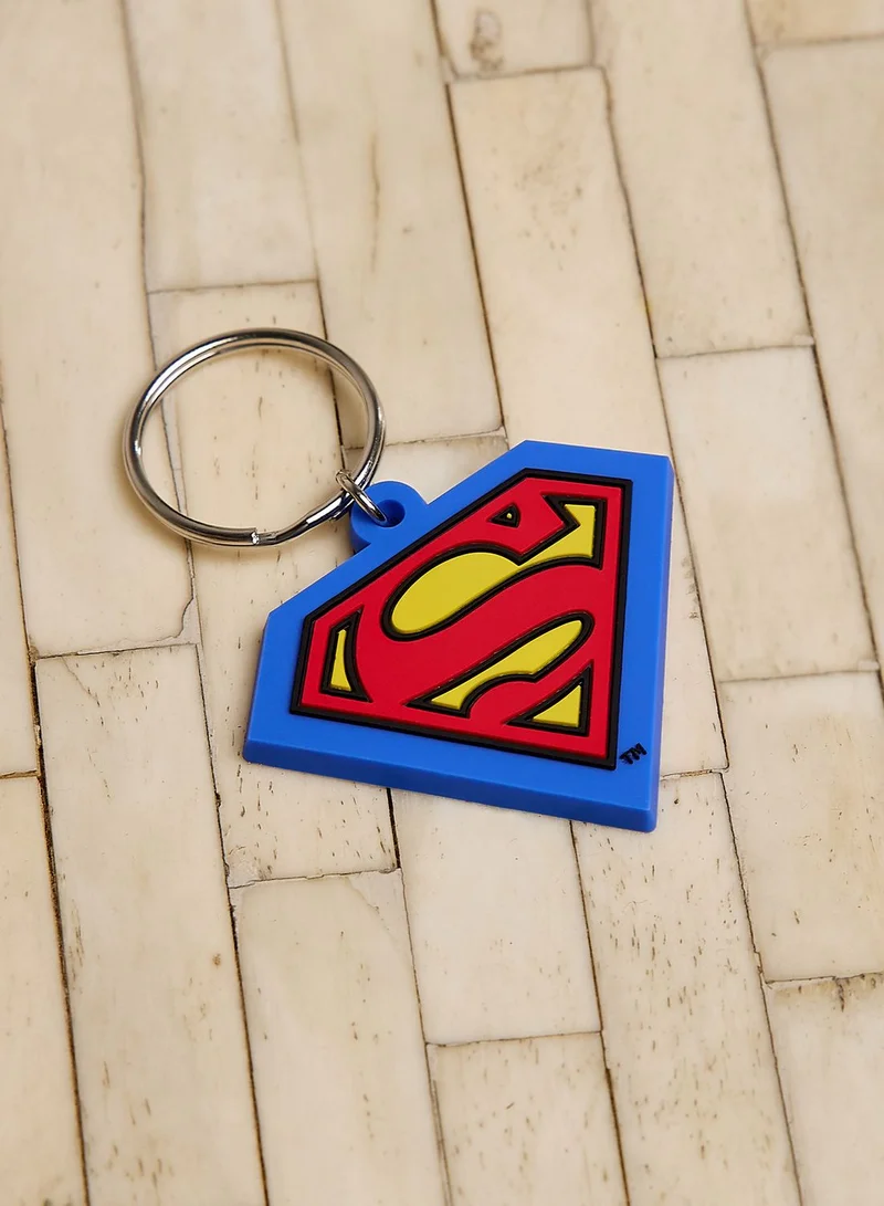 SUPERMAN SUPERMAN - SHIELD (RUBBER KEYCHAIN)