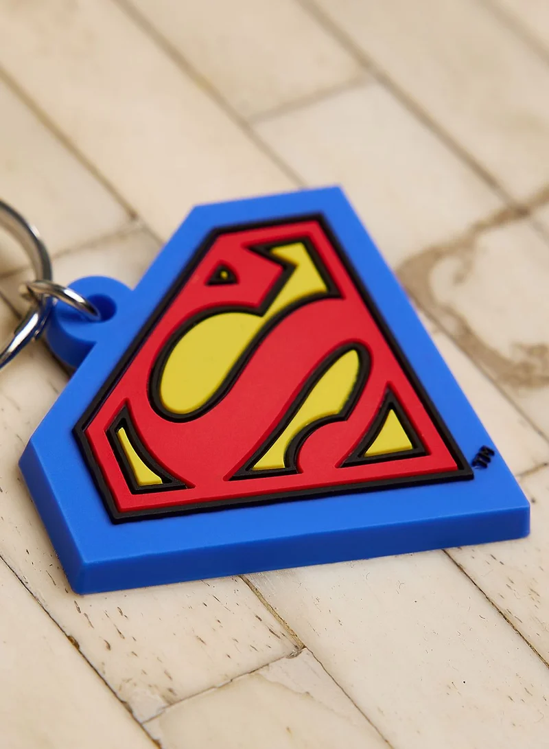 SUPERMAN SUPERMAN - SHIELD (RUBBER KEYCHAIN)
