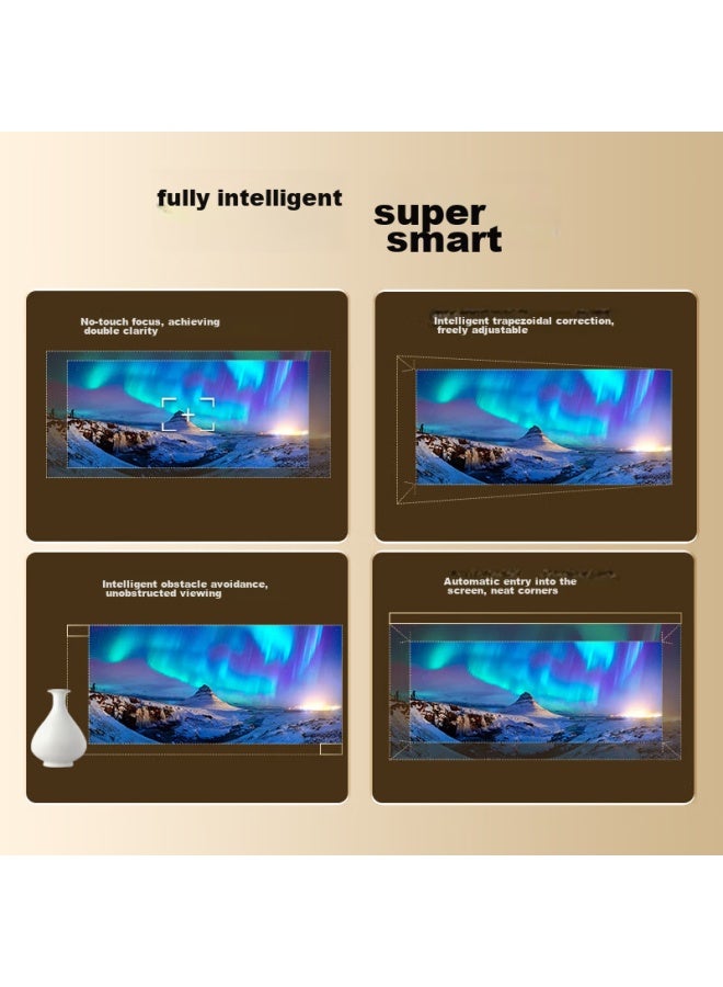 Konka H8pro High-brightness Projector For Home Use, 1080p Hd Home Theater, Large Screen For Playing Black Myth： Wukong Game Projector - Image 3