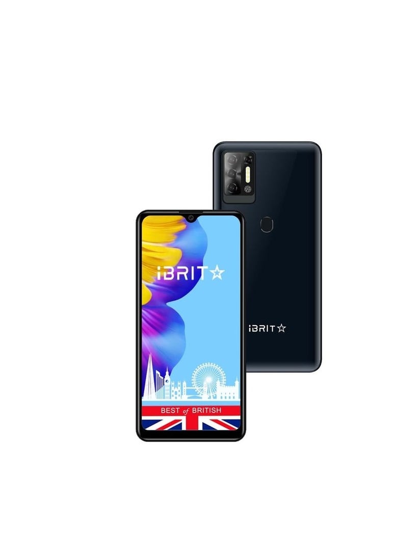 iBRIT - Ibrit Diamond Pro Plus 3GB 32GB Black 4G Smartphone - Image 1