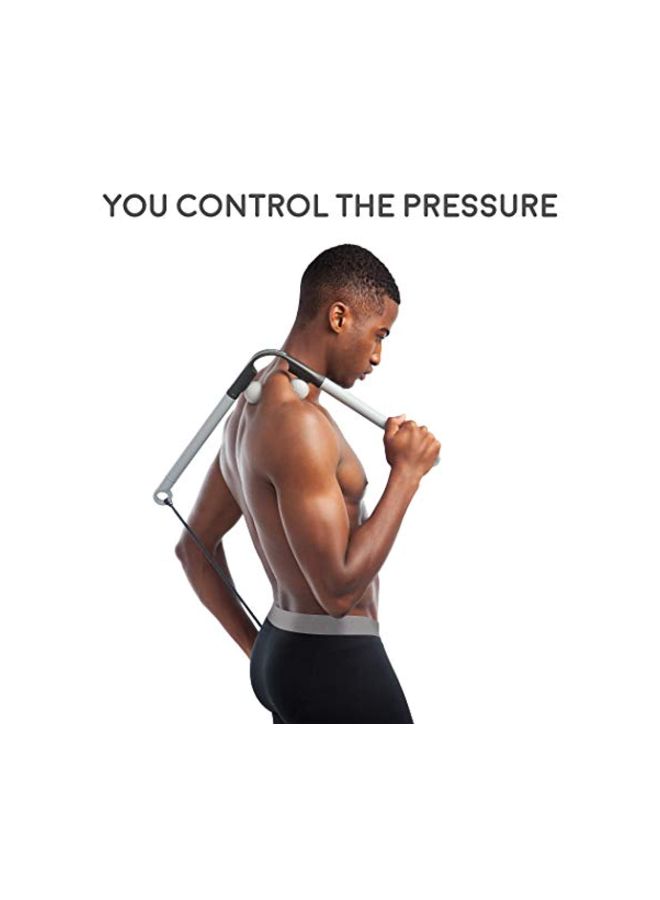 Body Back AccuMassage - Dual Pressure Point Massage Tool & Massage Hammer - 2 in 1 Design - Shiatsu Neck Massager Tool, Golf Ball Percussion Massager for Deep Tissue - Image 2