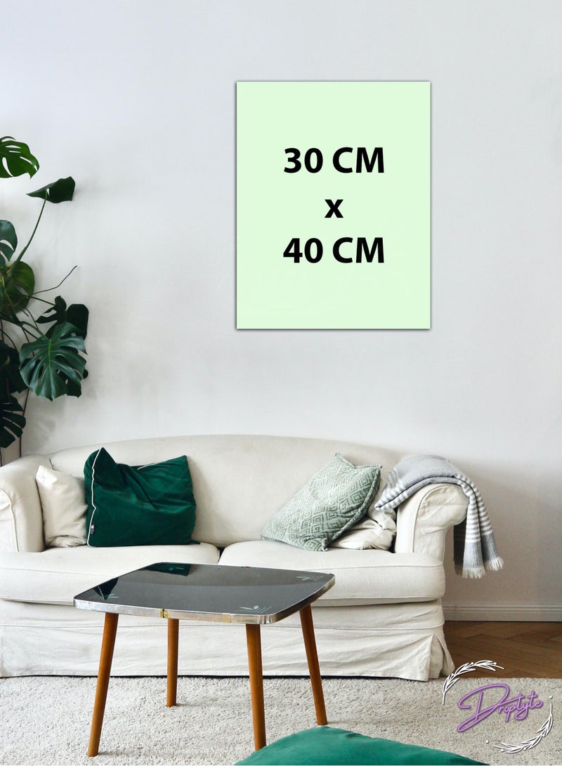 Droplyte Ayat Al-kursi Al-Quran Arabic Islamic Calligraphy Painting Decorative Wall Art Wall Decor Card Board MDF Home Decor for Living Room, Drawing Room, Office Room and Bedroom 40CM x 30CM  - Image 3