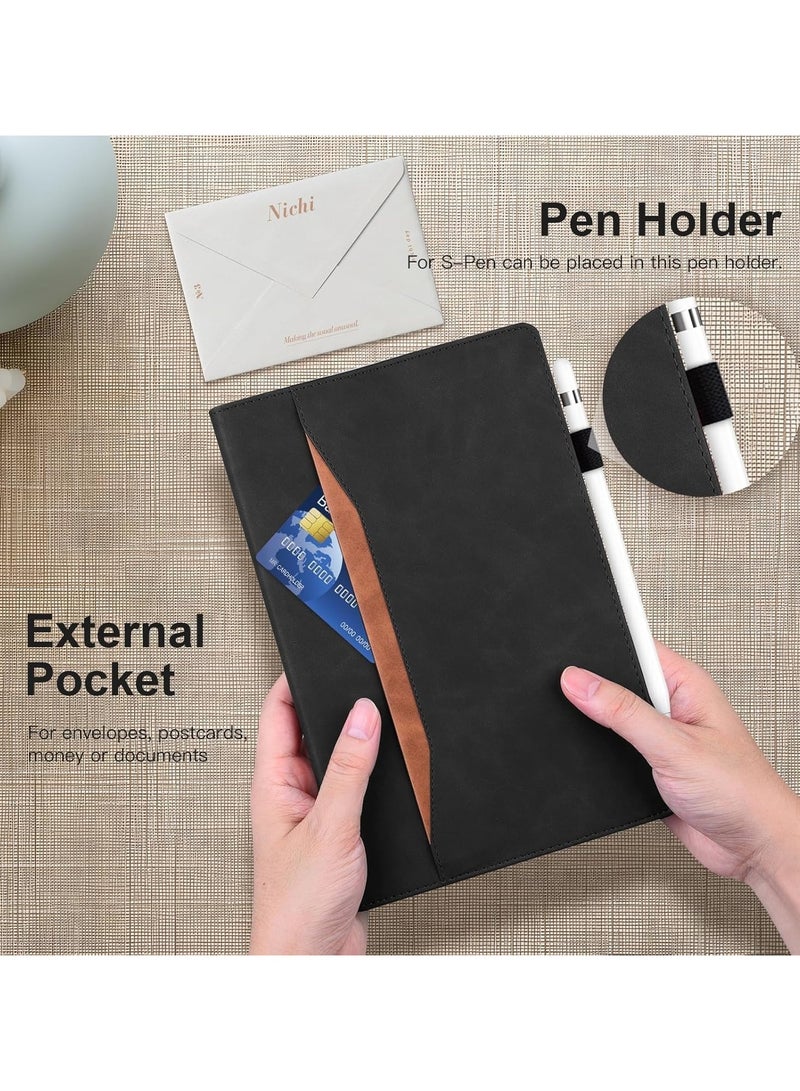 General Case Compatible with Galaxy Tab S10 Ultra 14.6 inch (SM-X920/X926) 2024, Tab S10 Ultra Wallet Case, Smart Folio Slim Stand Book Cover with Stylus Holder  - Image 2