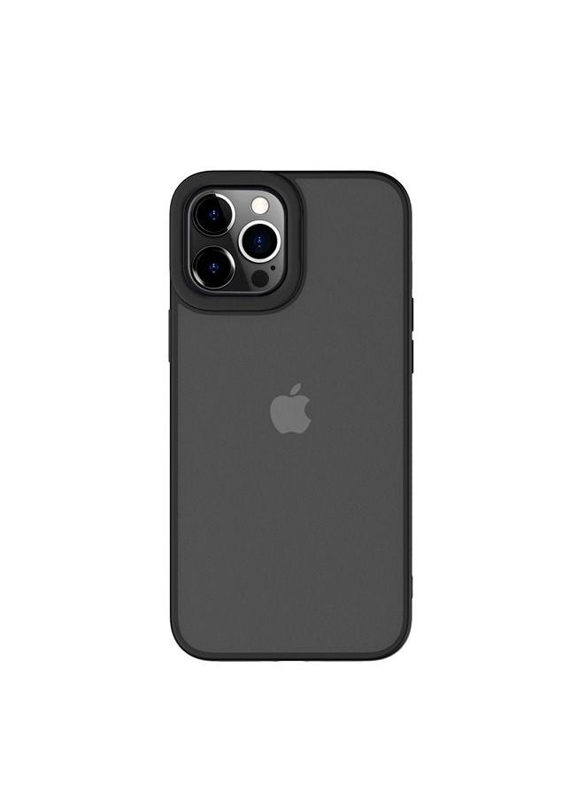 Recci - iPhone 12 Mini , protection for camera with thick frame. The case is transparent with black frame. The case is waterproof, fingerprint-resistant, and fall-resistant - Image 1