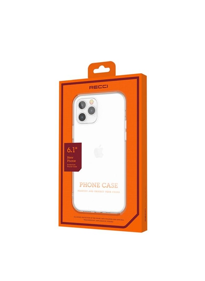 Recci - iPhone 12 Mini , protection for camera with thick frame. The case is transparent with black frame. The case is waterproof, fingerprint-resistant, and fall-resistant - Image 1