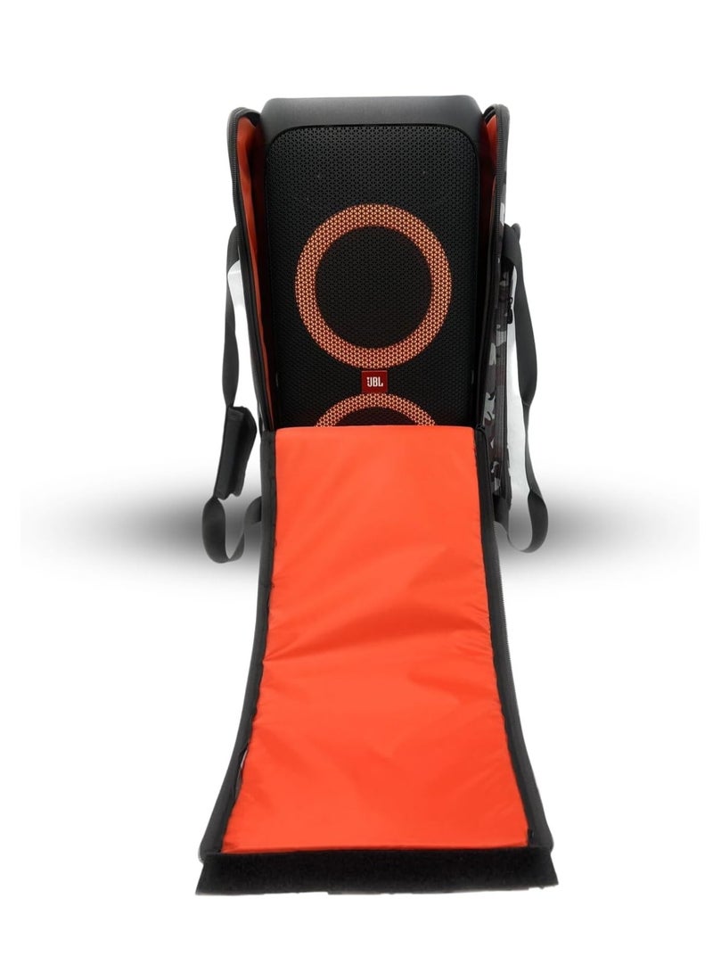 أنجري بول حقيبة تخزين آمنة لمكبر الصوت مع حقيبة سفر ذات حزام عملي متوافقة مع JBL PARTY BOX 310 (ARMY-G) - Image 3
