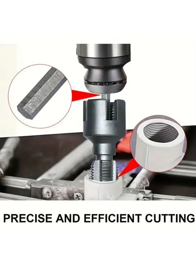 2-Piece Set Pipe Thread Cutting Tool For 12 Inch PPR Internal External Tap Cutter - Image 4