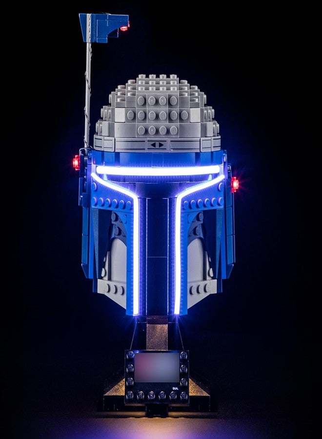 BRIKSMAX 2.0 Light Kit for Lego Jango Fett Helmet -Innovative Led Lighting Compatible with Lego Star Wars 75408 - Not Included Lego Set - Image 1