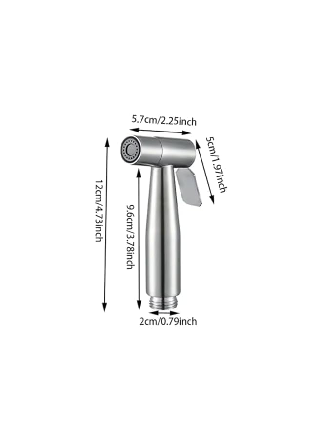 The Bros Stainless Steel Toilet Sprayer Gun, Hand Bidet Faucet for Bathroom, Hand Shower Head, Self Cleaning (1) - Image 5