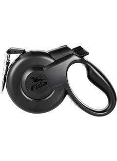 fida Retractable Dog Leash Heavy Duty (Styleash Series) Black M (5M/16ft) 