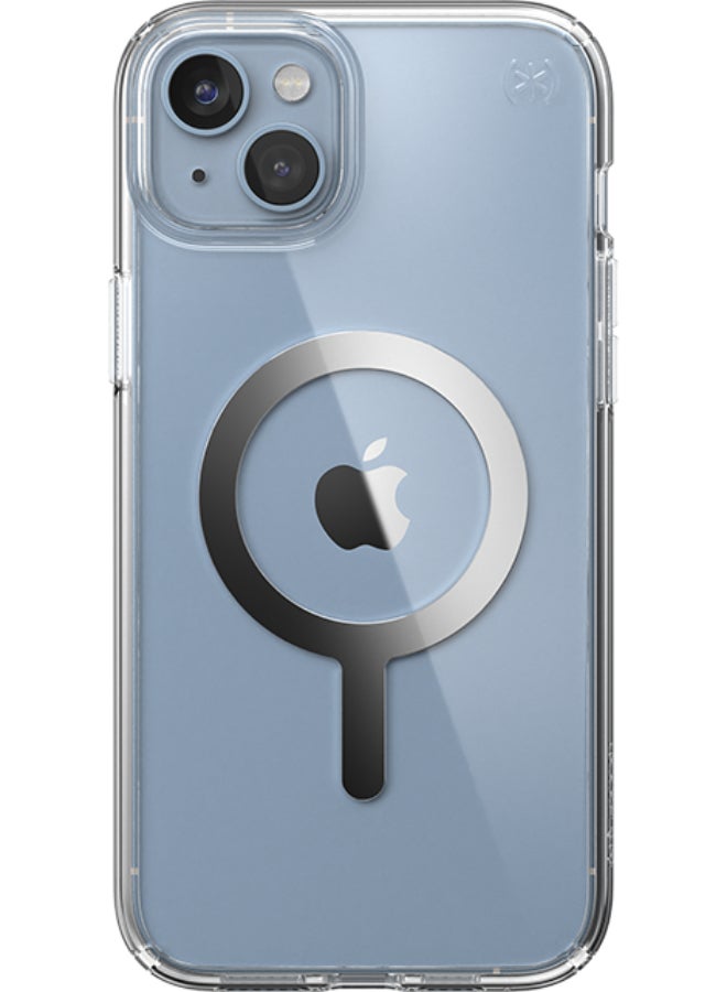 Speck Presidio Perfect-Clear with Chrome MagSafe Case - iPhone 14 Plus