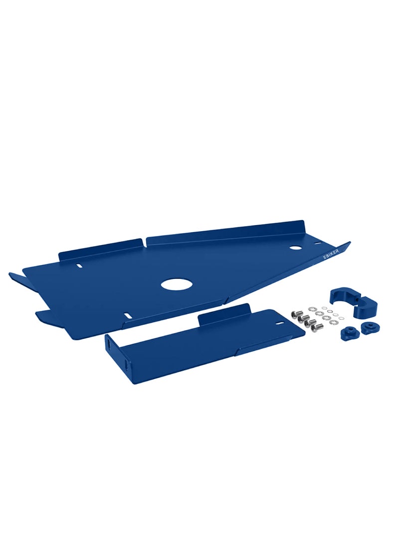 Generic Skid Plate For Yamaha Raptor 700 2006-2011 2013-2020 700R 2012-2020 Blue EB11240395  - Image 3
