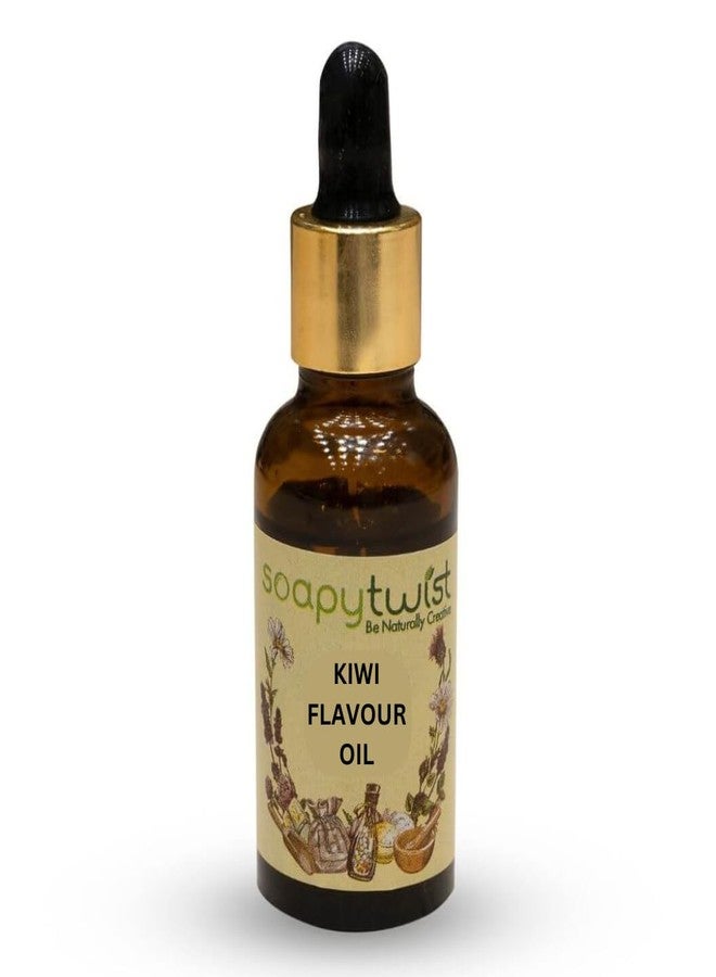 Soapy Twist Kiwi Lip Flavour Oil - 25g | For Use in DIY Lip Balm, Lip Scrub, Lip Gloss and other Lip Product