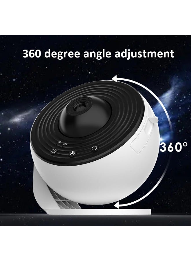 OKASA Starry sky projector with planetarium projector night light, 4Kinterchangeable 13 HD Galaxy discs, 360 °rotation, timed, silent design for children's bedroom - Image 5