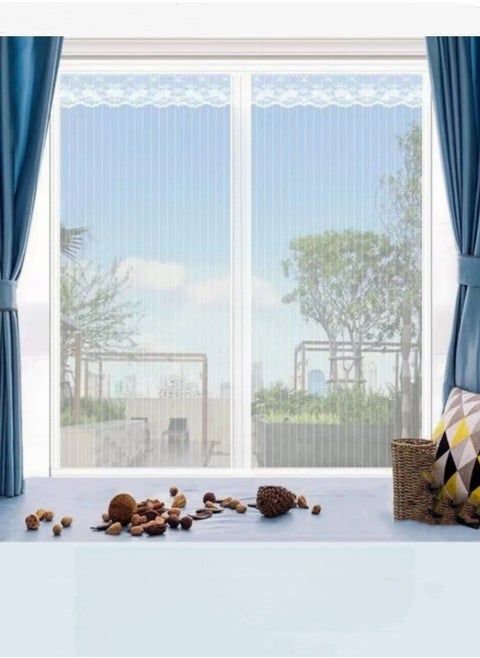 Screen window net, invisible mosquito repellent washable detachable window net