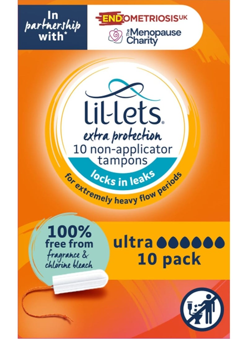 Lil-Lets Extra Protection SmartFit Ultra Tampons 10 pcs - Image 1