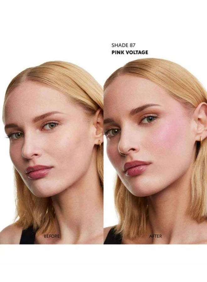 Yves Saint Laurent YSL Make Me Blush Bold Blurring Blush 87 Pink Voltage – Long-Lasting Soft-Focus Powder Blush, Buildable Vibrant Pink Color - Image 3