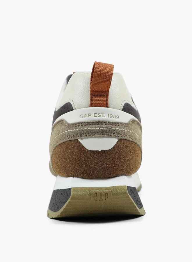 Gap BEIGE Men Genesi G1 Mx Lace-Up Sneakers for Men | Best Price UAE