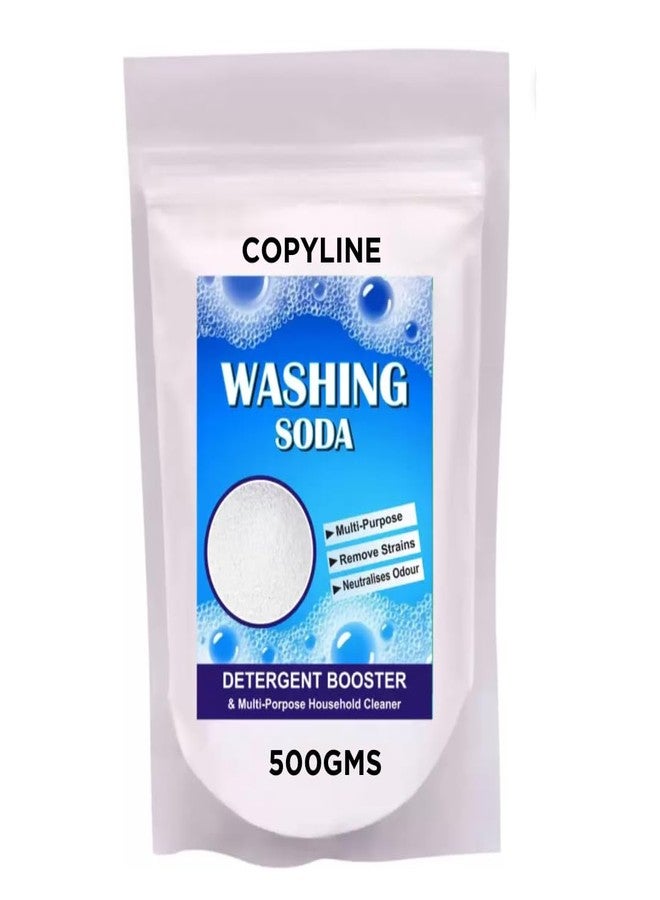 COPY LINE Washing Soda Powder, 500g, Multi-Purpose Detergent Booster and Household Cleaner - Image 1