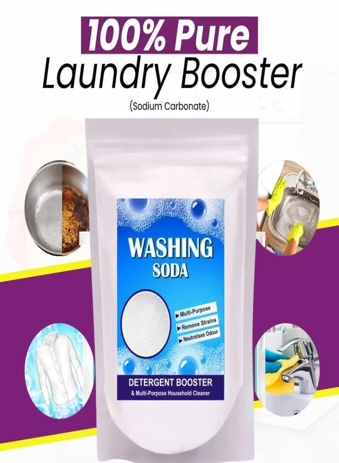 COPY LINE Washing Soda Powder, 500g, Multi-Purpose Detergent Booster and Household Cleaner - Image 2