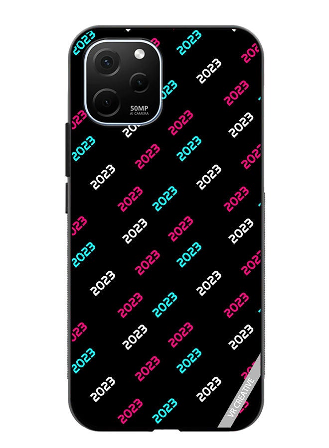 VR CREATIVE Protective Case Cover For Huawei Enjoy 50z Creative Concept Of 2023 Happy New Year Design Multicolour - Image 1
