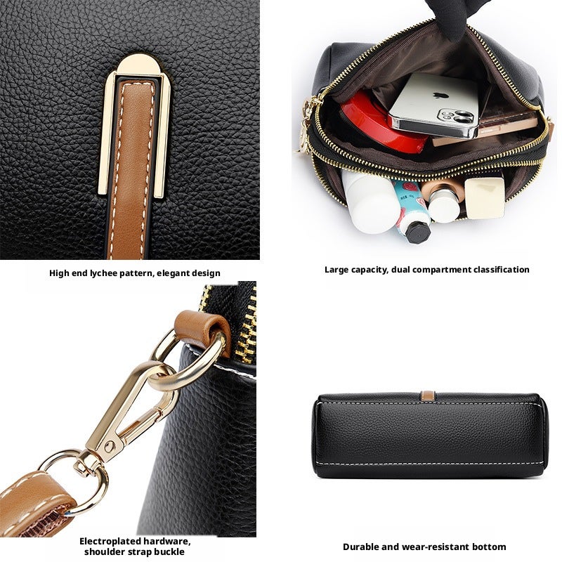 Women's 2026 New Shell Bag Shoulder Bag Korean Style Simple Small Crossbody Bag - Image 3