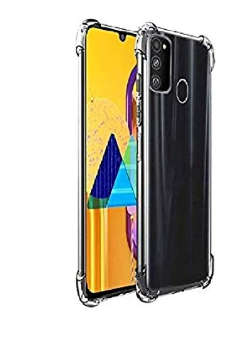 Armor fekra/Y Shockproof Case for Samsung Galaxy M30s Air-Cushion-Corner TPU Cover, Clear - Image 2