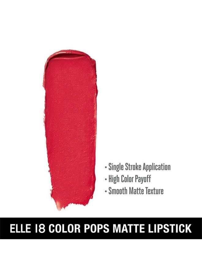Elle18 Elle 8 Lipstick Maroon City (Matte) - Image 4